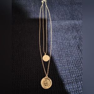 Double Coin Necklace from fabfitfun